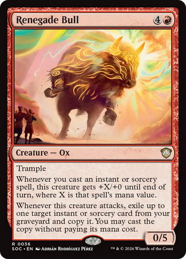Renegade Bull [Secrets of Strixhaven Commander]