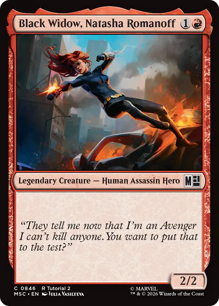 Black Widow, Natasha Romanoff [Marvel Super Heroes Commander]