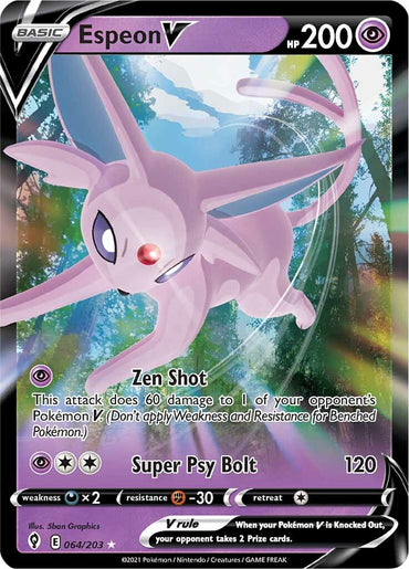 Espeon V (064/203) [Sword & Shield: Evolving Skies]