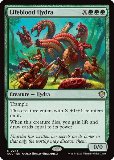 Lifeblood Hydra [Secrets of Strixhaven Commander]