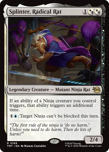 Splinter, Radical Rat [Teenage Mutant Ninja Turtles]