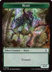 Leviathan // Beast Double-Sided Token [Reality Fracture Tokens]