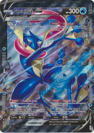 Greninja V-Union (Jumbo Card) [Sword & Shield: Black Star Promos]