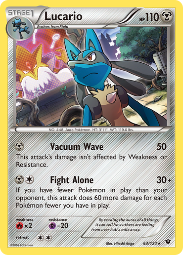 Lucario (63/124) [XY: Fates Collide]