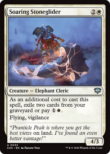 Soaring Stoneglider [Secrets of Strixhaven]