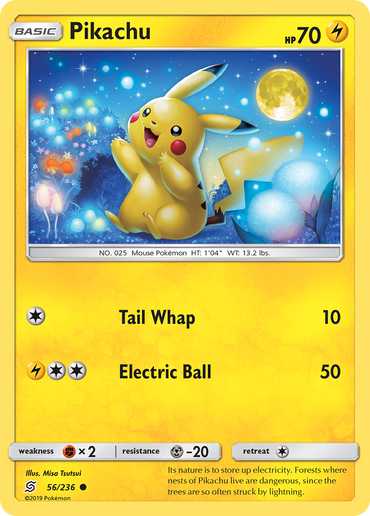 Pikachu (56/236) [Sun & Moon: Unified Minds]