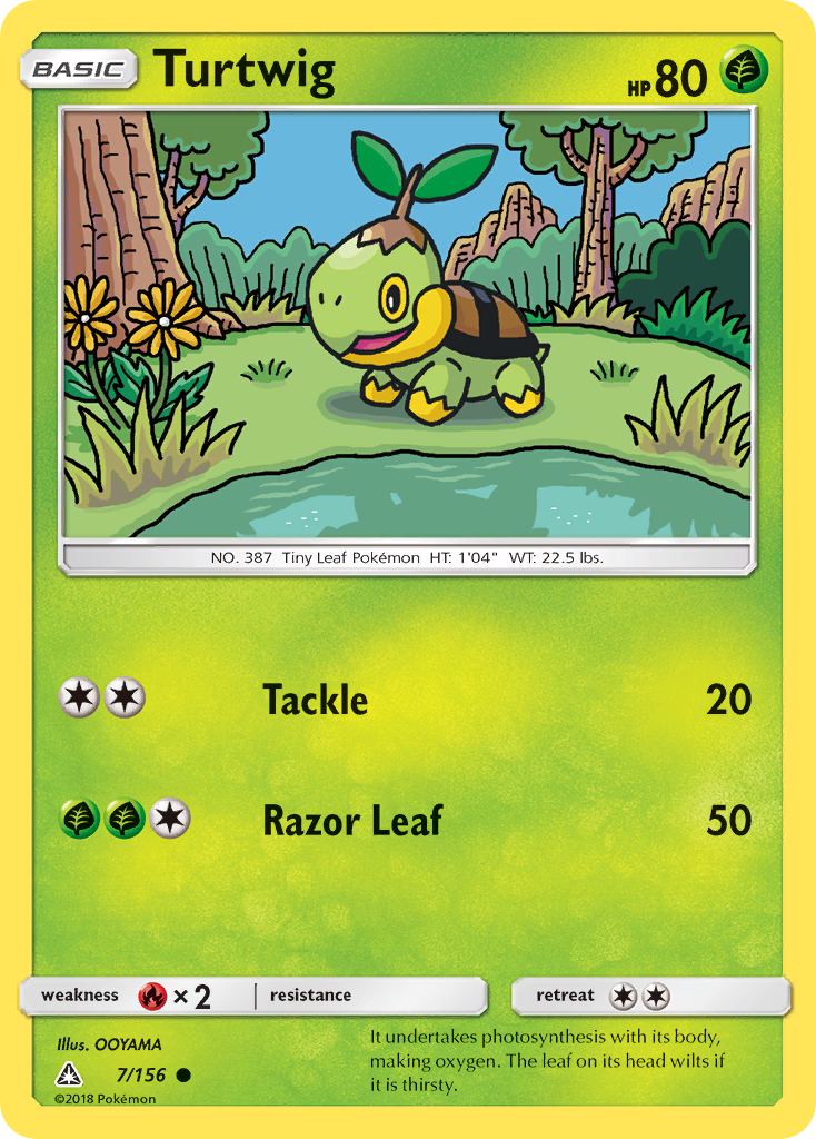 Turtwig (7/156) [Sun & Moon: Ultra Prism]