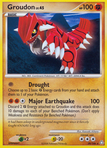 Groudon (29/146) [Diamond & Pearl: Legends Awakened]