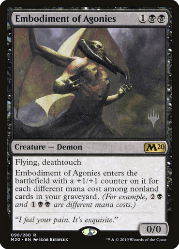 Embodiment of Agonies (Promo Pack) [Core Set 2020 Promos]