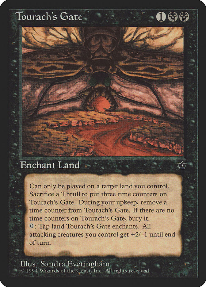 gate land cards mtg Tourach's Gate [Fallen Empires]