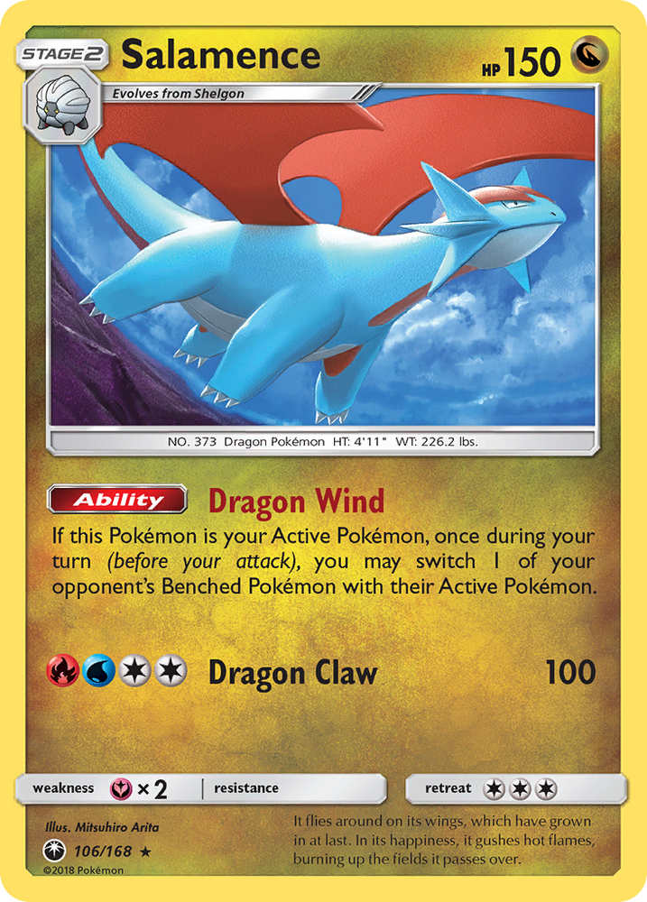 Salamence (106/168) [Sun & Moon: Celestial Storm]