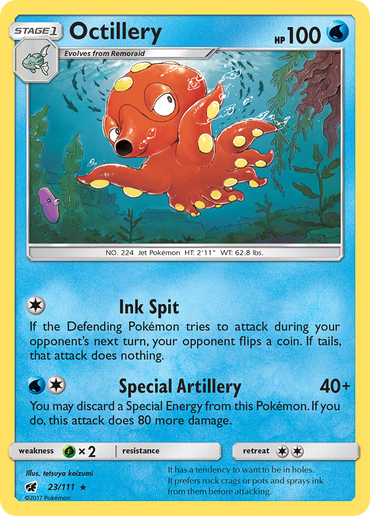 Octillery (23/111) [Sun & Moon: Crimson Invasion]