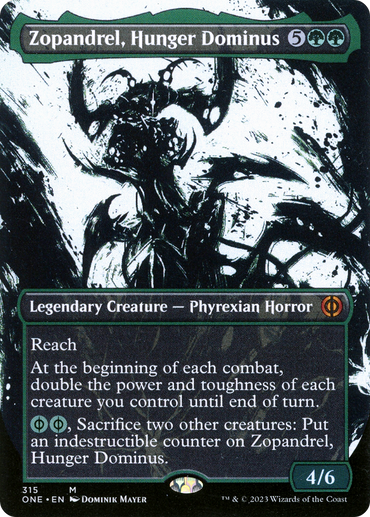 Zopandrel, Hunger Dominus (Borderless Ichor) [Phyrexia: All Will Be One]