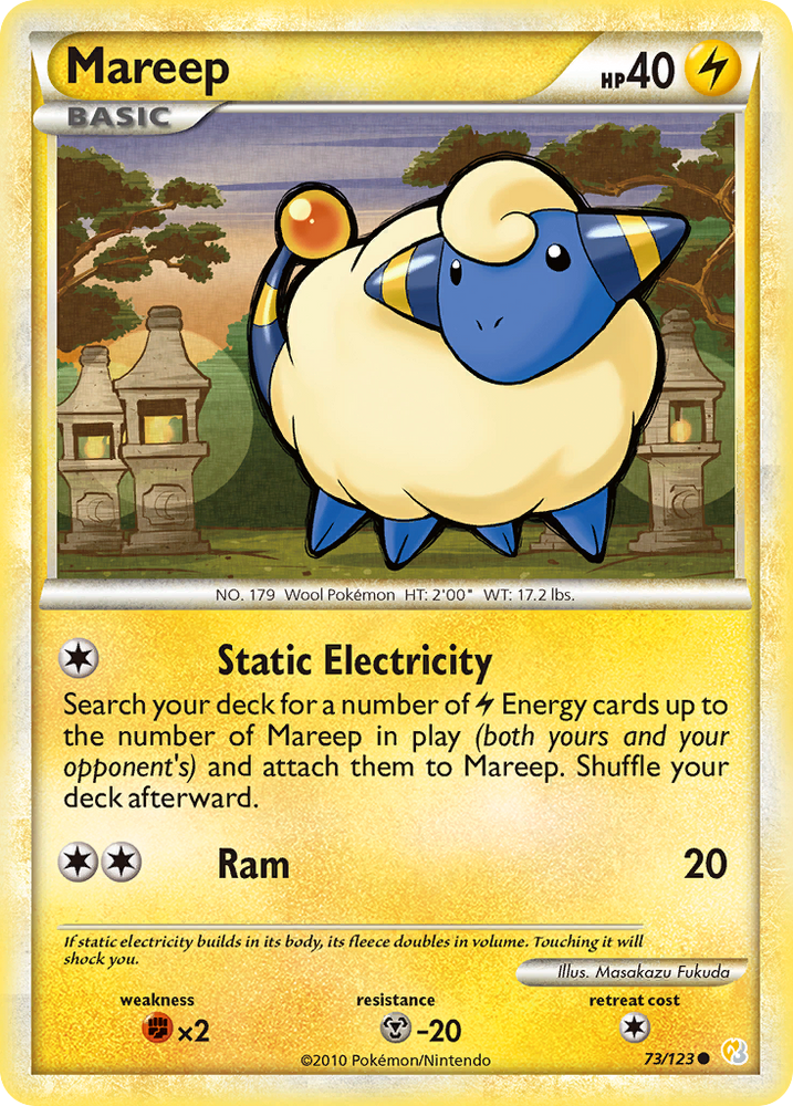 Mareep (73/123) [HeartGold & SoulSilver: Base Set]