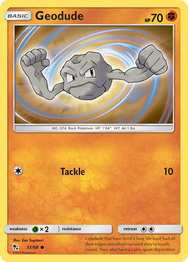 Geodude (33/68) [Sun & Moon: Hidden Fates]