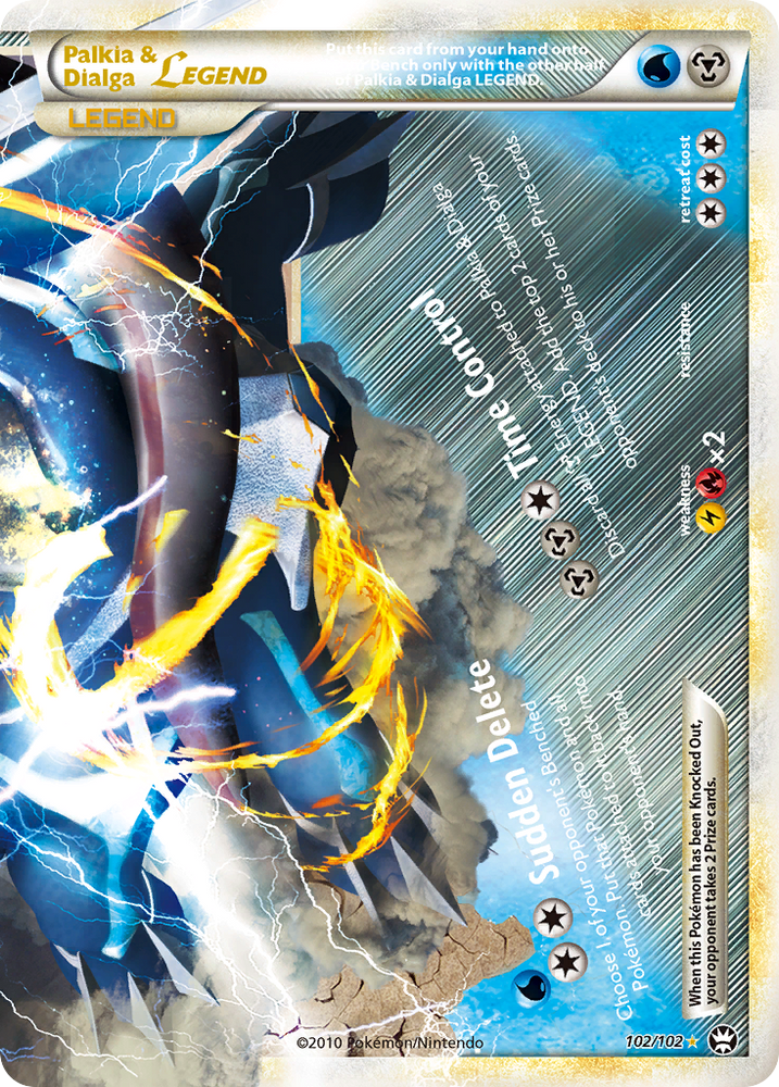 Palkia & Dialga LEGEND (102/102) [HeartGold & SoulSilver: Triumphant]