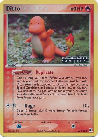 Ditto (37/113) (Stamped) [EX: Delta Species]