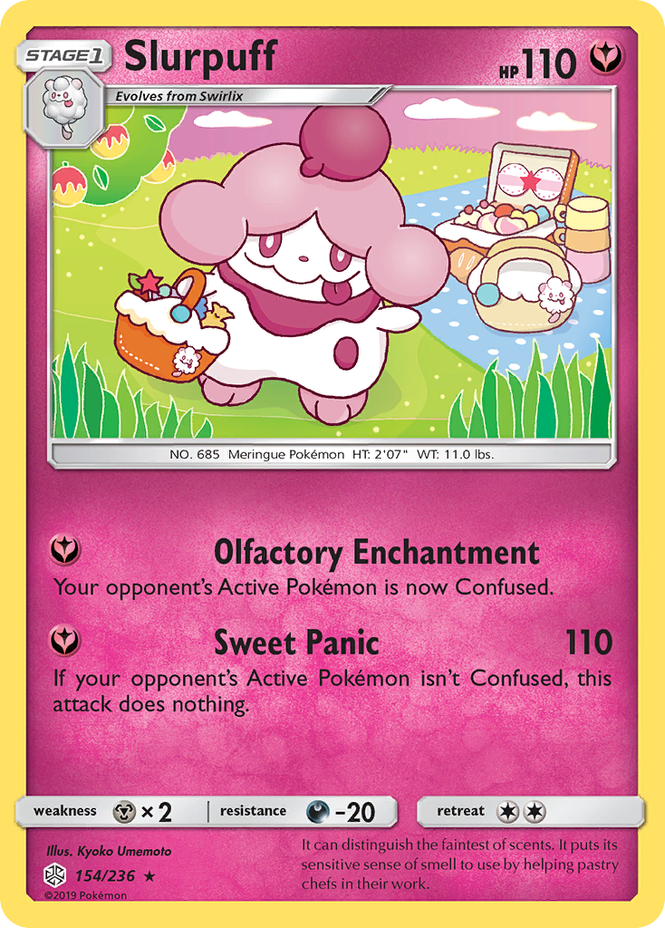 Slurpuff (154/236) [Sun & Moon: Cosmic Eclipse]