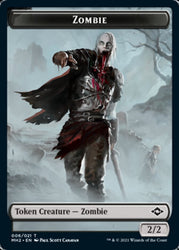 Squirrel // Zombie Double-Sided Token [Modern Horizons 2 Tokens]