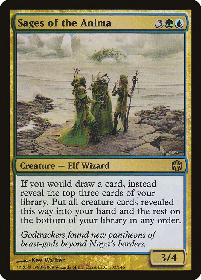 mtg alara reborn cards Sages of the Anima [Alara Reborn]