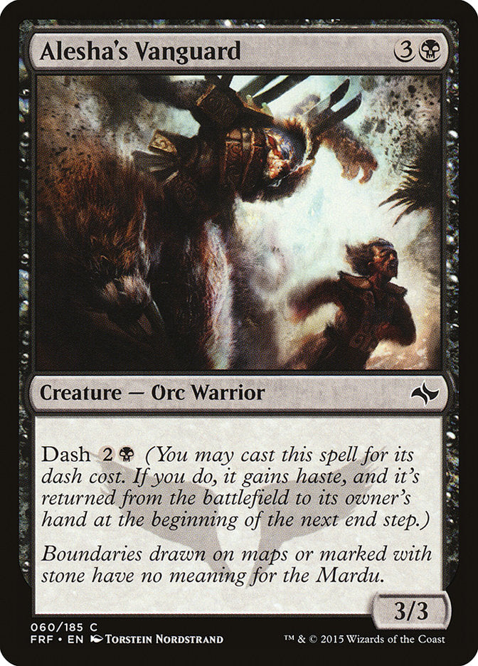 is it worth grading mtg cards Alesha's Vanguard [Fate Reforged]