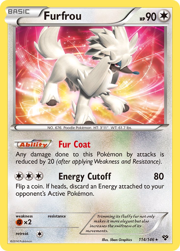 Furfrou (114/146)(Cosmos Holo) (Blister Exclusive) [XY: Base Set]