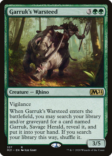 Garruk's Warsteed [Core Set 2021]