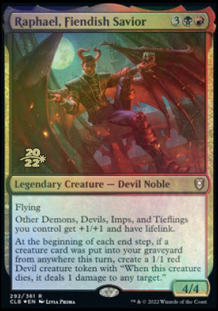 Raphael, Fiendish Savior [Commander Legends: Battle for Baldur's Gate Raphael, Fiendish Savior [Commander Legends: Battle for Baldur's Gate