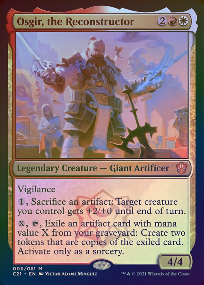 mtg osgir commander deck Osgir, the Reconstructor (Display Commander) [Commander 2021]