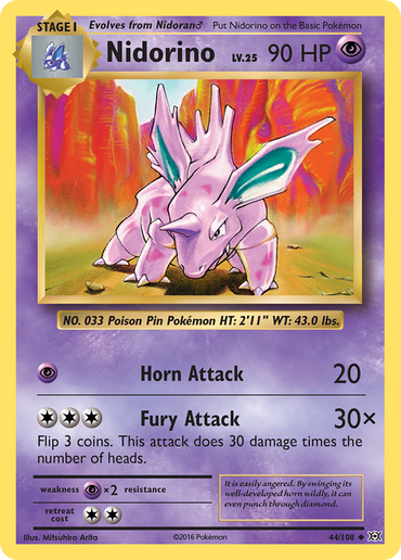 Nidorino (44/108) [XY: Evolutions]