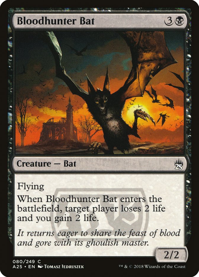 mtg bat cards Bloodhunter Bat [Masters 25]
