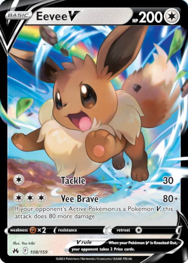 Eevee V (108/159) [Sword & Shield: Crown Zenith]