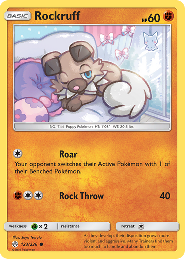 Rockruff (123/236) [Sun & Moon: Cosmic Eclipse]