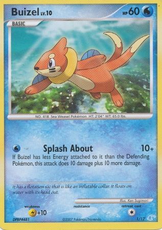 Buizel (1/12) [Diamond & Pearl: Trainer Kit - Manaphy]