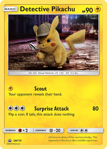 Detective Pikachu (SM170) [Sun & Moon: Black Star Promos]