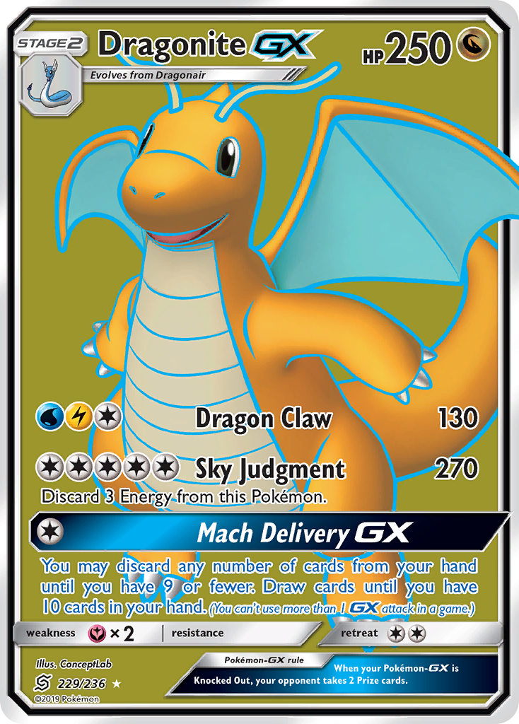 Dragonite GX (229/236) [Sun & Moon: Unified Minds]