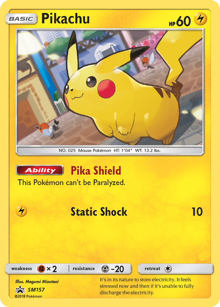 Pikachu (SM157) [Sun & Moon: Black Star Promos]