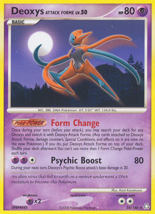 Deoxys Attack Forme (24/146) [Diamond & Pearl: Legends Awakened]