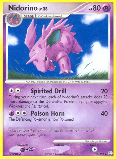 Nidorino (57/132) [Diamond & Pearl: Secret Wonders]