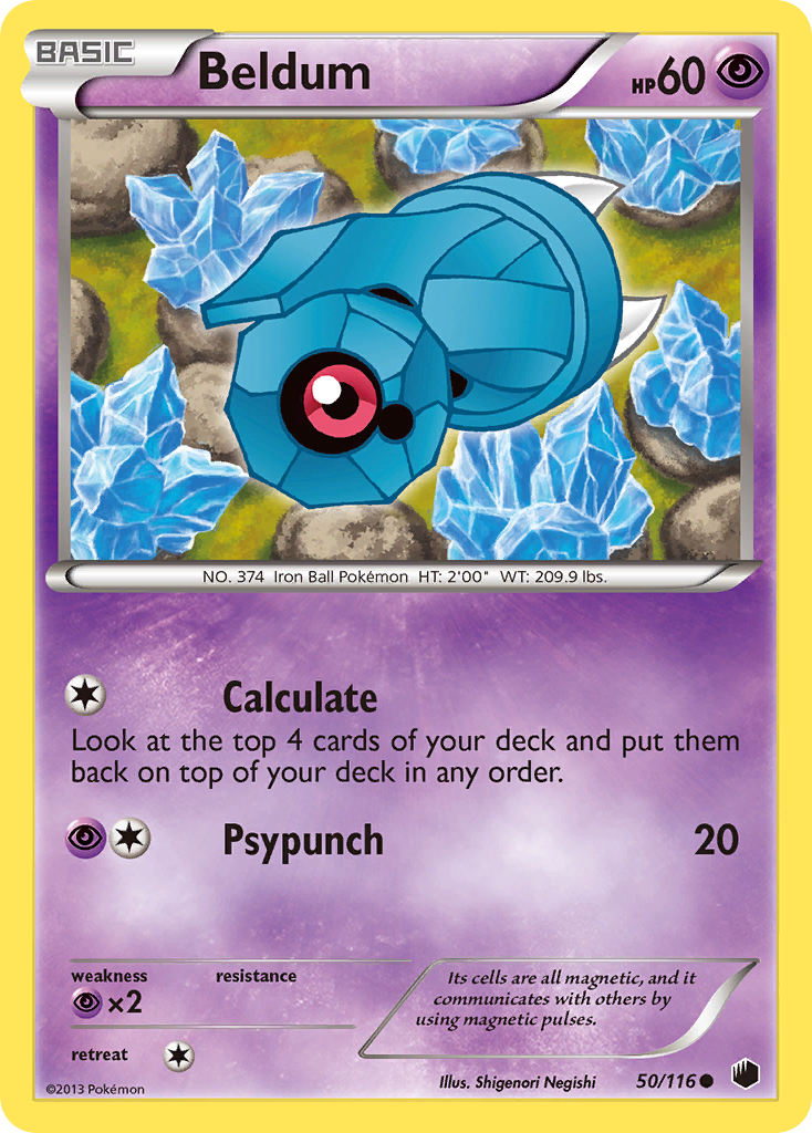 Beldum (50/116) [Black & White: Plasma Freeze]