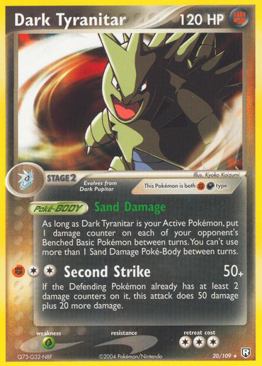 Dark Tyranitar (20/109) [EX: Team Rocket Returns]