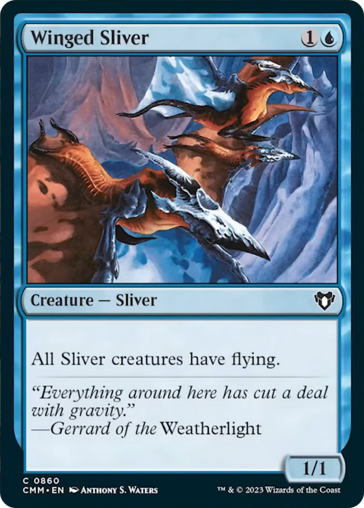 Winged Sliver [Commander Masters]