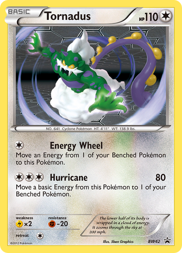 Tornadus (BW42) [Black & White: Black Star Promos]