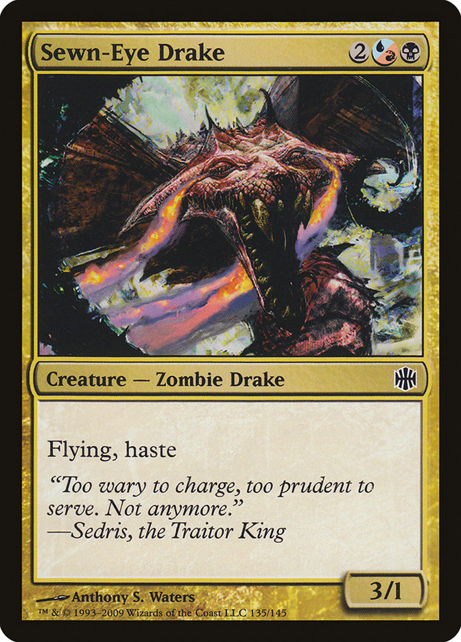 mtg alara reborn cards Sewn-Eye Drake [Alara Reborn]