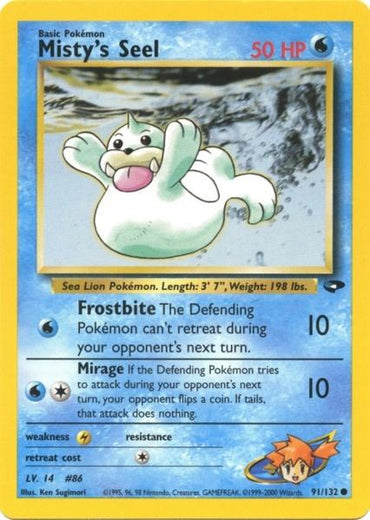 Misty's Seel (91/132) [Gym Challenge Unlimited]