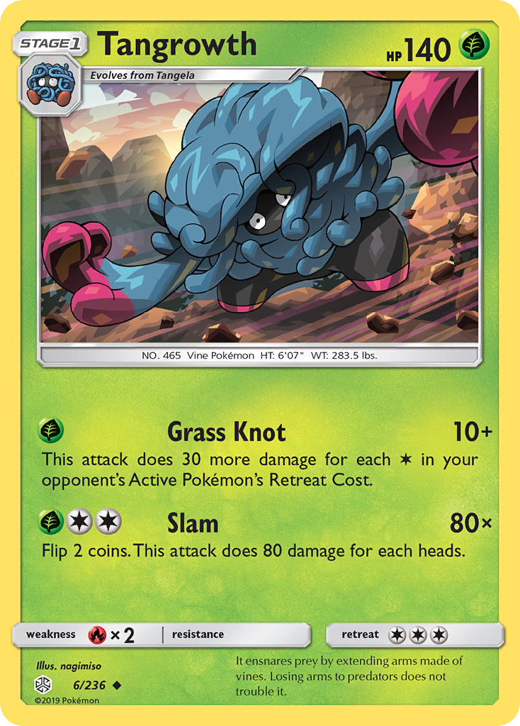 Tangrowth (6/236) [Sun & Moon: Cosmic Eclipse]