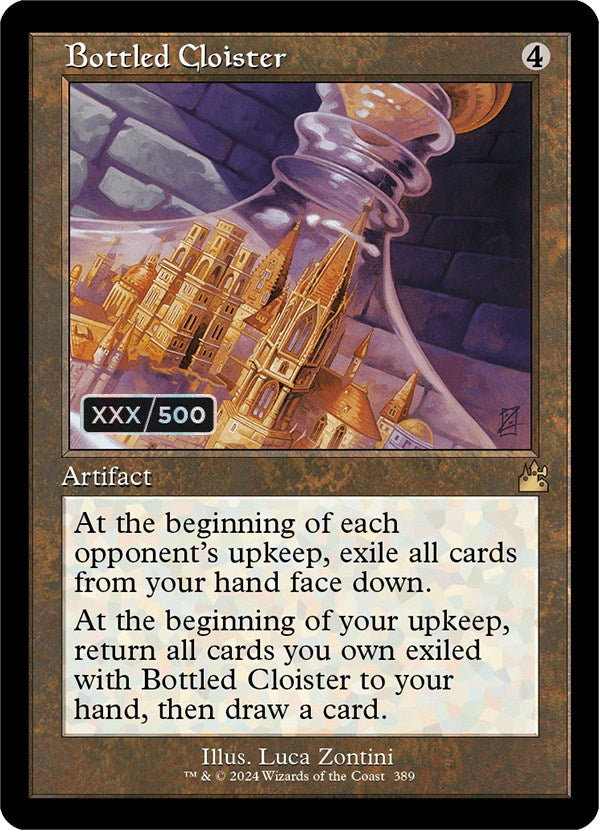 return all exiled cards mtg Bottled Cloister (Retro) (Serialized) [Ravnica Remastered]