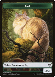 Treasure // Cat Double-Sided Token [Kaldheim Tokens]