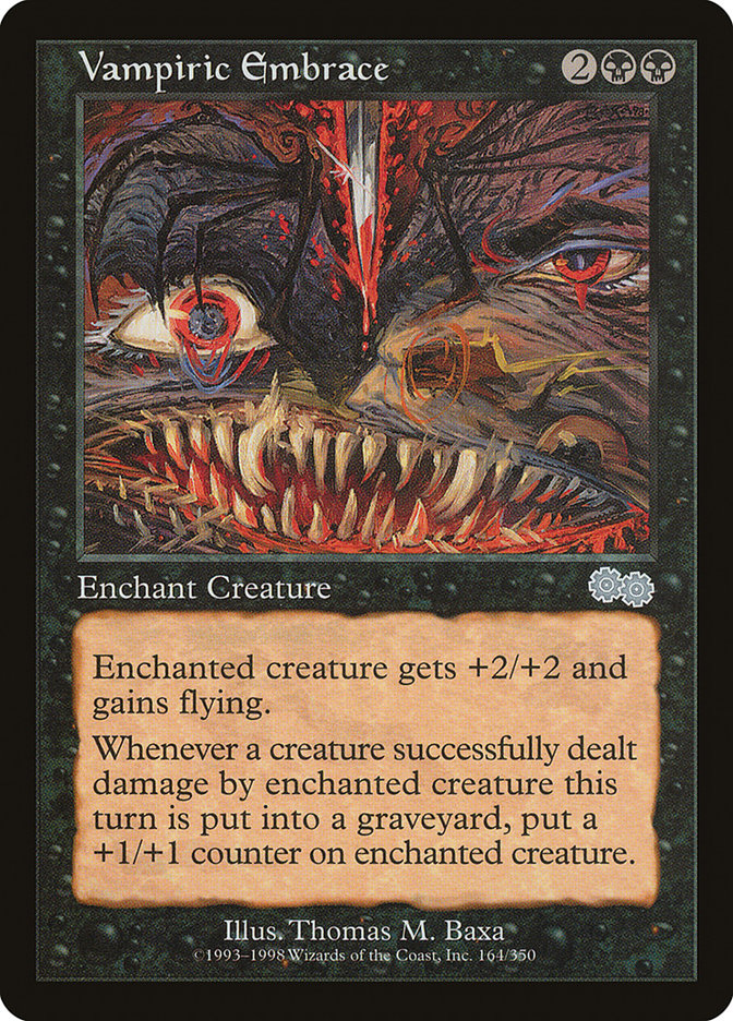 urzas saga mtg card Vampiric Embrace [Urza's Saga]