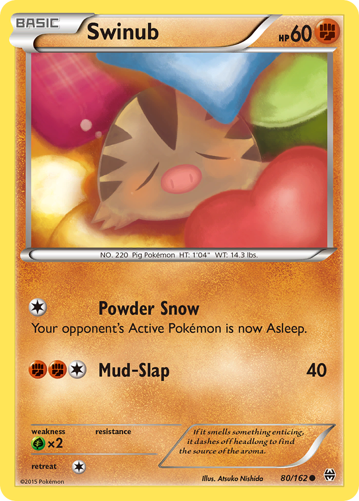 Swinub (80/162) [XY: BREAKthrough]